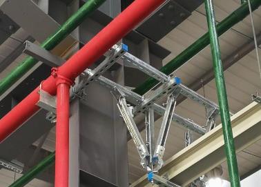 江津该抗震支架的整体式支吊架结构协调性好